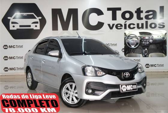 TOYOTA ETIOS 1.5 X PLUS SEDAN 16V FLEX 4P MANUAL TOYOTA ETIOS 1.5 X PLUS SEDAN 16V FLEX 4P MANUAL
